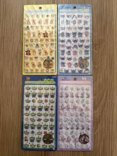 ボンボンドロップシール　ディズニーmini 4種