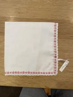 クラシクスザスモールラグジュアリー　手刺繍サクラハンカチのサムネイル