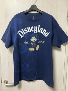 ディズニーランド Tシャツ L ネイビー Hanes