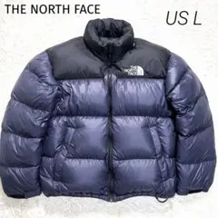 ノースフェイス ヌプシ 肉厚 US規格 90s Y2K ネイビー L