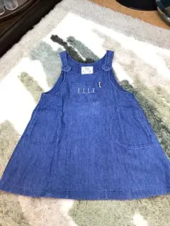 ELLE PARIS デニム ジャンパースカート 120cm
