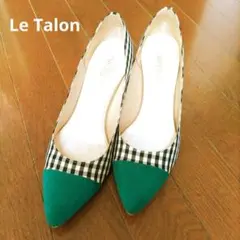 Le Talon　ルタロン　レディース　ハイヒール　チェック柄　24のサムネイル