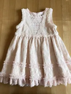 Souris ピンク レース ワンピース　100cm