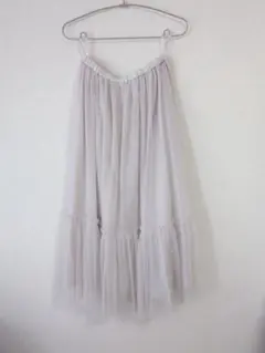 AMERICAN HOLIC チュールスカート ライトグレー Mのサムネイル