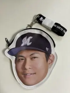 【新品未使用】藤原恭大 顔型ポーチ 千葉ロッテマリーンズ