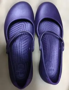 crocs クロックス サボ サンダル パープル W7のサムネイル