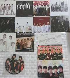 《170》東方神起（5人時）ジャケカ9枚&年賀状3枚...セット