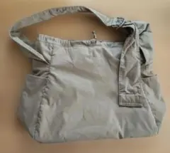 UNIQLO:C ソフトパフィーショルダーバッグ　ベージュ