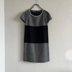 【美品】NOUQUE ワンピース パール ツィード フォーマル 入学式 卒園式