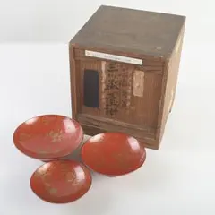 輪島塗 蒔絵 高台小皿 懐石 新屋造 共布 共箱入 - メルカリ
