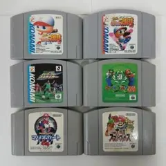 ニンテンドー64ソフト 6本セット マリオカート64 ほか　N64用ソフト