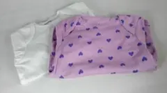 お値下げ！　【新品・未使用】ロンパース　2枚セット　女の子　6-9ヶ月