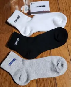 専用　CONVERSEレディース ソックス 3足セット 23-25cm