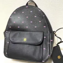 トミーヒルフィガー ブラック ミニリュック TH トリコロールのサムネイル