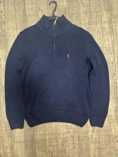 【美品】大人気ポロラルフローレン ケーブルニット 長袖 ネイビー XS 美品】大人気ポロラルフローレン ケーブルニット 長袖 ネイビー XS