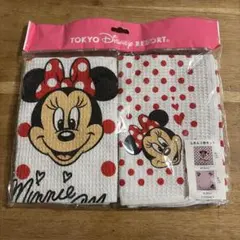 東京ディズニーリゾート　ディズニーランド　ミニーちゃん　ふきん　未使用