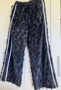 【未使用】VIOLETTA/ヴィオレッタ フリンジベロアワイドパンツ M