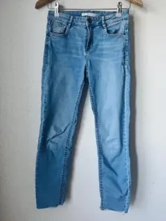 ザラ ZARA スキニー デニム ジーンズ カットオフ スリム 美脚デニム