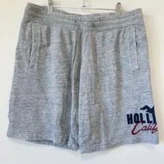 ホリスター スウェット 無地 ショートパンツ L 灰色 綿 リラックスのサムネイル