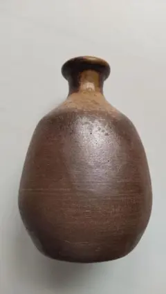 備前焼 陶器 一輪挿し 花瓶 茶色 焼き物 陶弘作 - メルカリ