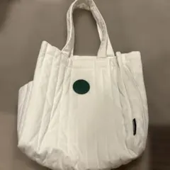 Starbucks キルティングトートバッグ ホワイト