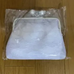 アットライズ　レースがま口ポーチ