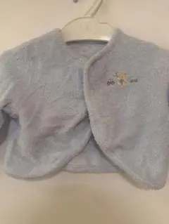 ファミリア 水色 カーディガン 60-75cm