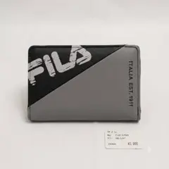 FILA 三つ折り財布 FIS-0794 ブラック グレーのサムネイル
