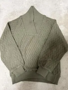 【24時間以内発送！】lovedoll オリーブグリーン Vネックニット