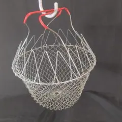 レトロ エッグバスケット アンティーク ワイヤーバスケット