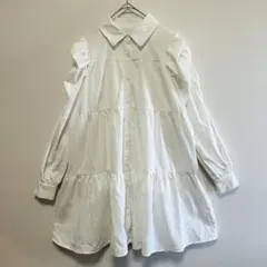 【INGNI】パワショルブラウス/ティアードワンピース/チュニック/可愛い/M