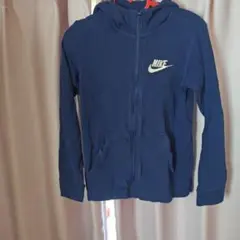 NIKE キッズ ジップアップパーカー ネイビー140cm