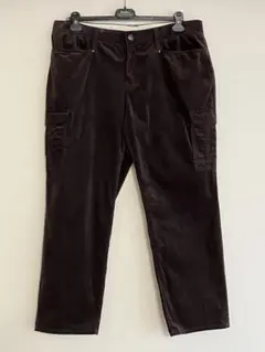 23区希少サイズ【50】コーデュロイ　ストレッチ・カーゴパンツ