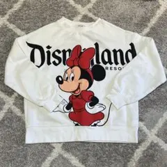 【トレーナー】海外　ディズニーランドリゾート　ミニーマウス