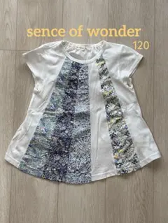 sence of wonder リバティ パッチワーク チュニック Tシャツ