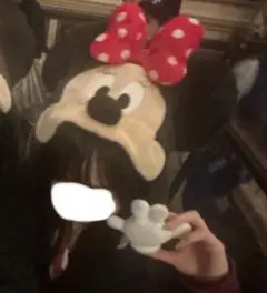 ディズニー　ミニー　ミニーファンキャップ