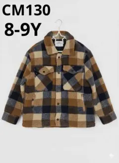 美品　ZARA KIDS BOY チェックボアジャケット