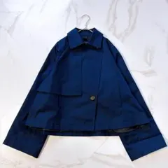 【美品】UNTITLED トレンチコート ジャケット ブルー S アンタイトルのサムネイル