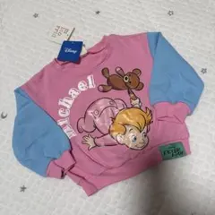 新品　ピーターパン　90 裏毛　トレーナー　ディズニー　バックプリント