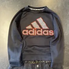 y2k 00s adidas短丈ビッグロゴトレーナー archive c-boy
