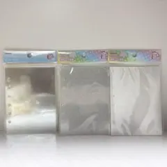 メリング 透明シール台紙 A7 ハードワイドタイプ2 ワイドソフトタイプ1