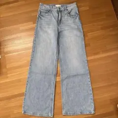 H&M ワイドハイウエストデニム