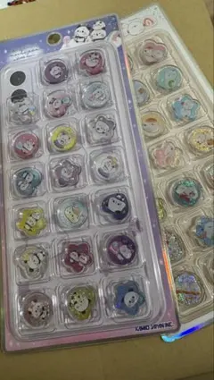 正規品　おはじきシール　シマエナガ　もちもちぱんだ　カミオジャパン