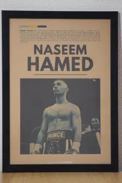 ナジーム・ハメド　Naseem Hamed　ポスター　額付き