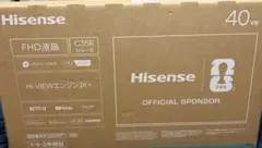 完全未開封 Hisense FHD液晶テレビ 40C35R - メルカリ