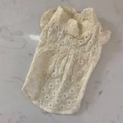 moncheri お花ワンピース　アイボリー