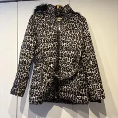 ダウンジャケット ウエストベルト付き