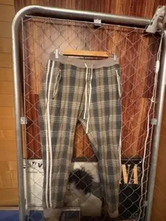 msml トラックパンツ　チェックパンツ