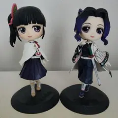 鬼滅の刃　胡蝶しのぶ　栗花落カナヲ　フィギュア　Qposket　セットのサムネイル
