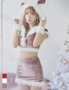 あ*ん様 sugar サンタ　コスプレ　ピンク　バニーセット　Mサイズ　キャバド